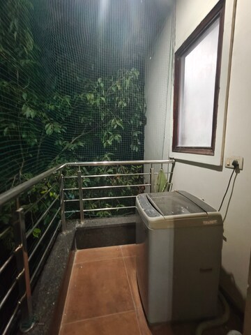 Balcony in 2 BHK Builder Floor at Ansal Sushant Lok I, Sector 43 – for Rent