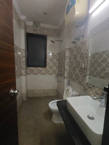 Bathroom in 2 BHK Builder Floor at Ansal Sushant Lok I, Sector 43 – for Rent