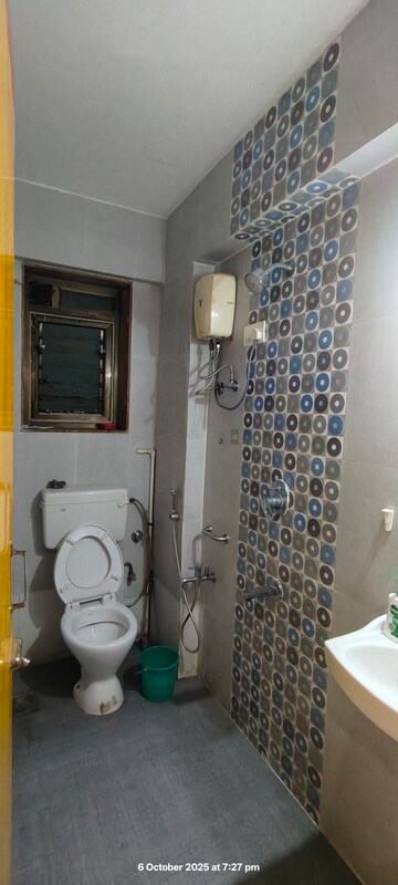 Bathroom in 2 BHK Apartment at Bhandup West – for Rent