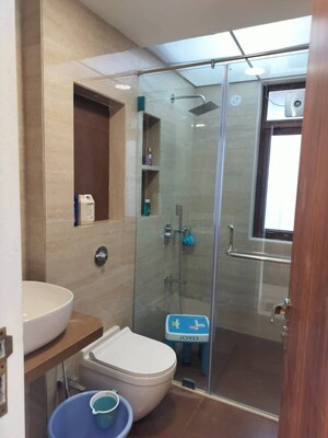 Bathroom in 3 BHK Apartment at Surbhi CHS Andheri West, Andheri West – for Rent
