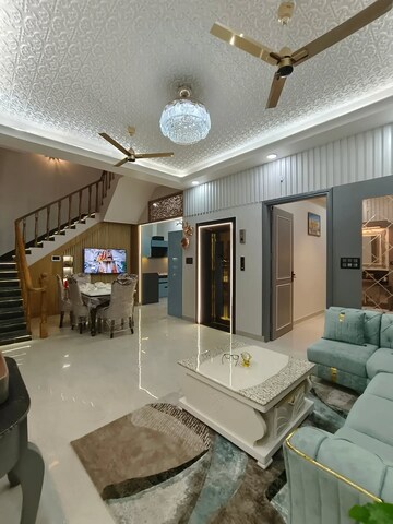 Living Room in 4 BHK Builder Floor at Ashok Vihar – for Sale