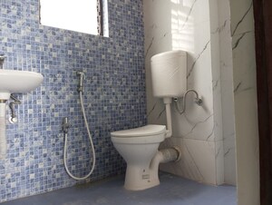 Bathroom in 4 BHK Villa at Gems Bougainvillas, Joka – for Rent