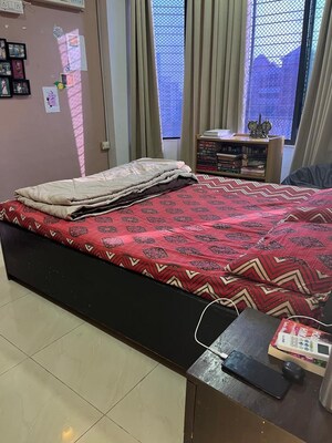 Bedroom in 1 BHK Apartment at Thakur Gayatri Satsang, Kandivali East – for Sale