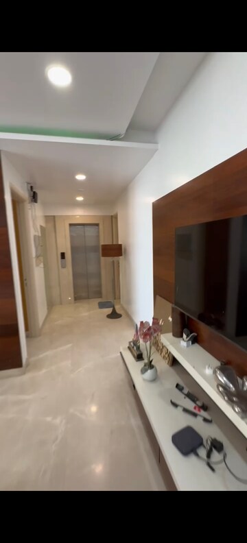 Living Room in 4 BHK Apartment at Transcon Flora Heights, Andheri West – for Rent