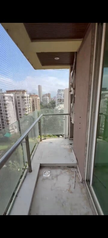 Balcony in 4 BHK Apartment at Transcon Flora Heights, Andheri West – for Rent