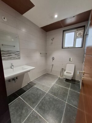 Bathroom in 3 BHK Apartment at My Home Bhooja, Hi Tech City – for Rent