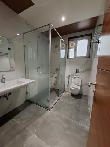 Bathroom in 3 BHK Apartment at My Home Bhooja, Hi Tech City – for Rent