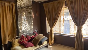 Living Room in 3 BHK Apartment at Lashkaria Green Woods, Andheri West – for Rent