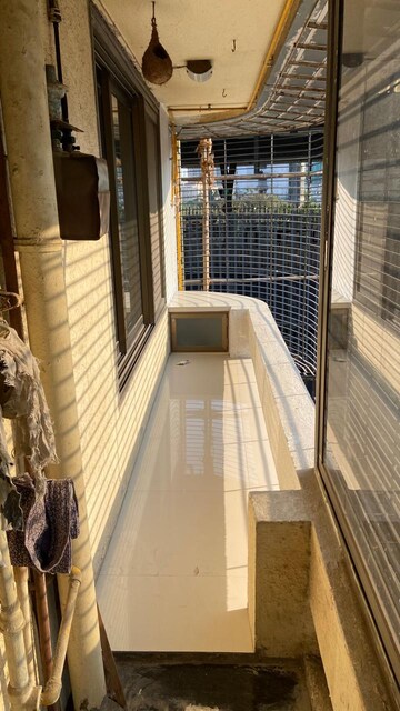 Balcony in 3 BHK Apartment at Lashkaria Green Woods, Andheri West – for Rent