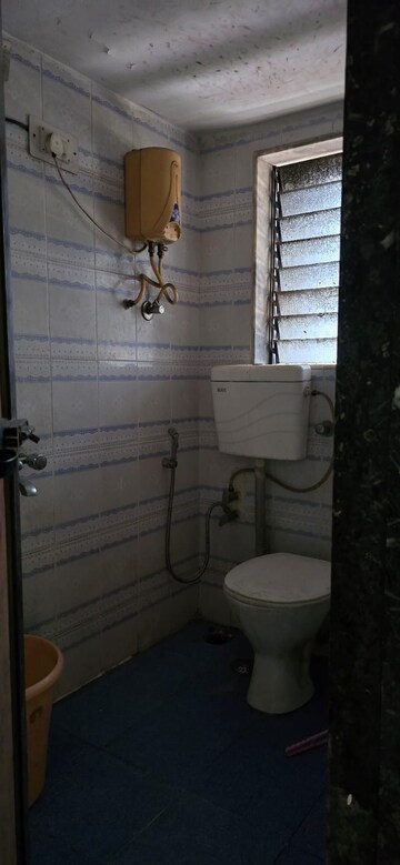 Bathroom in 2.5 BHK Apartment at Yashwant Arcade, Kopar Khairane – for Rent