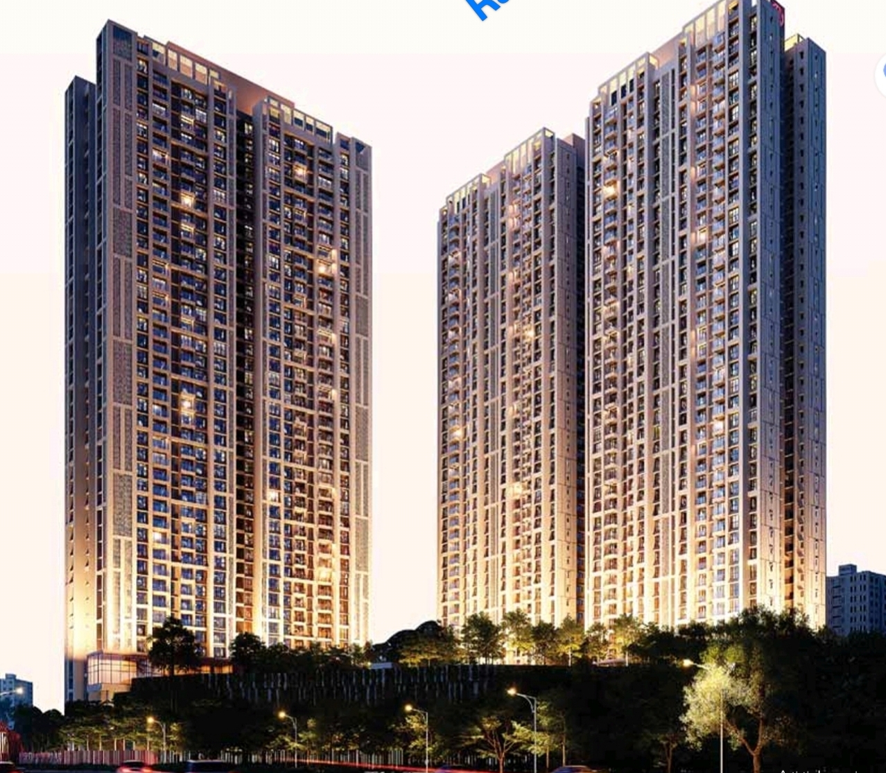 3 BHK Apartment For Sale in Raymond The Address By GS