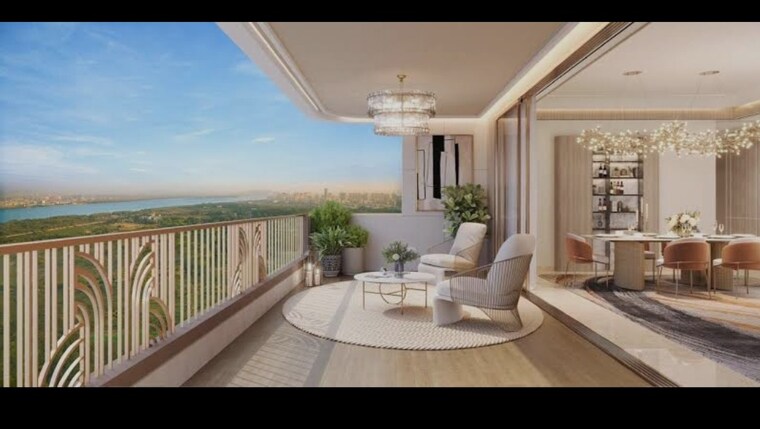 Balcony, kolshet 3.5 Bedroom 1388 Sq.Ft. Apartment In Kolshet Thane 9180845