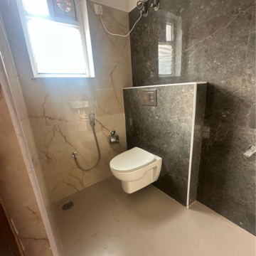 Bathroom in 3 BHK Apartment at Begumpet – for Rent