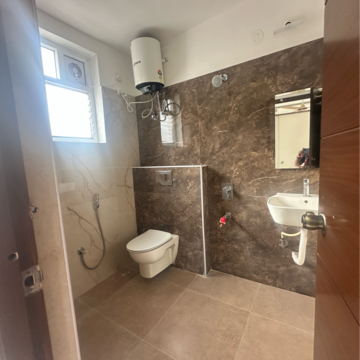 Bathroom in 3 BHK Apartment at Begumpet – for Rent