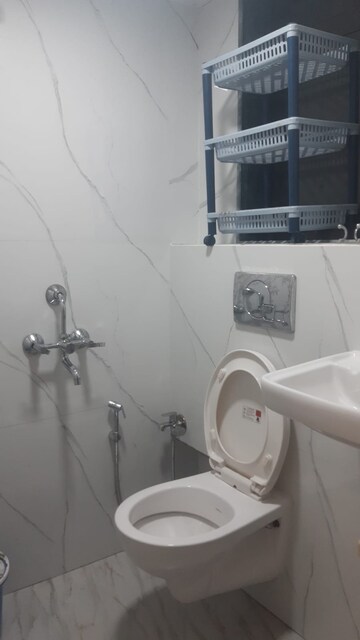Bathroom in 1 BHK Apartment at Lodha Vista, Lower Parel – for Rent