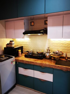 Kitchen in 1 BHK Apartment at Mahalaxmi CHS Worli, Worli – for Rent