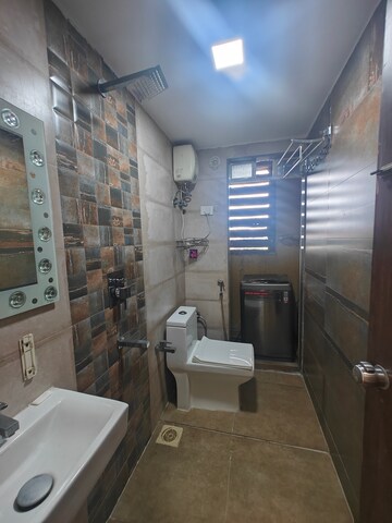 Bathroom in 2 BHK Apartment at Juhi Lawns, Seawoods – for Rent