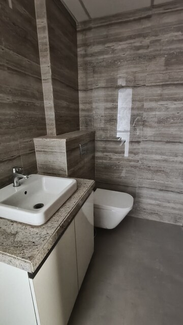 Bathroom in 3 BHK Apartment at Runwal Nirvana, Parel – for Rent