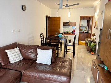 Living Room in 2 BHK Apartment at Embassy Habitat, Palace Road – for Sale