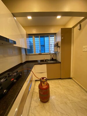 Kitchen in 3 BHK Apartment at Blue Berry, Kharadi – for Rent