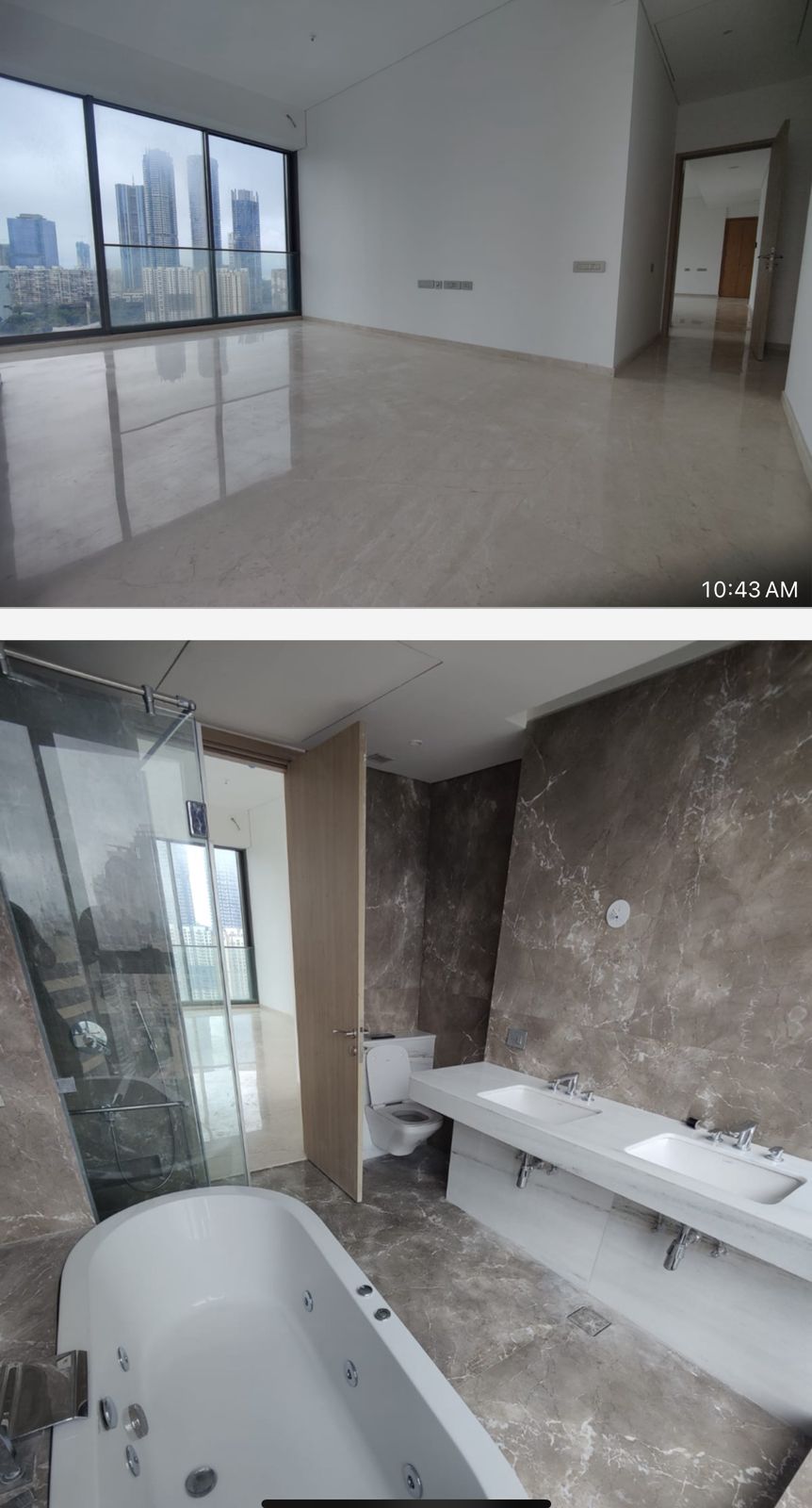 4 BHK 2500 Sq.Ft. Apartment in Rustomjee Crown