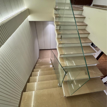 Staircase in 5 BHK Apartment at Azeagaia Botanica, Vrindavan Yojna – for Sale