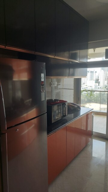 Kitchen in 3 BHK Apartment at S B Trevedia Vuepoint, Prabhadevi – for Rent