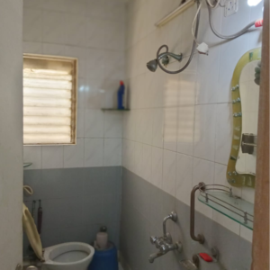 Bathroom in 1 BHK Apartment at Empire Estate Q Building Society, Pimpri Chinchwad Pcmc – for Rent