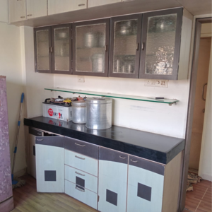 Kitchen in 1 BHK Apartment at Empire Estate Q Building Society, Pimpri Chinchwad Pcmc – for Rent