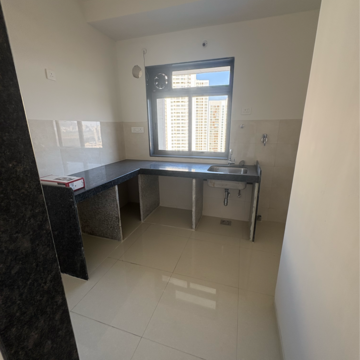 Kitchen in 2 BHK Apartment at Runwal Eirene Phase 2, Majiwada – for Sale