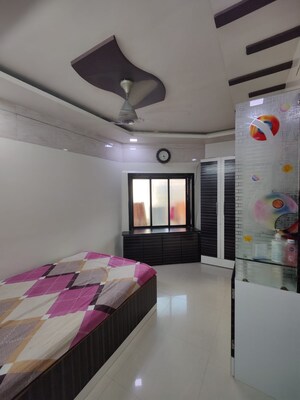 Bedroom in 1 BHK Apartment at Vihang Golden Hills, Owale – for Rent