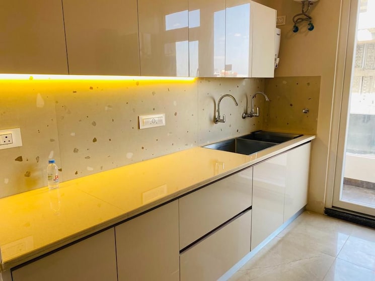 Kitchen, hlp-palmillas 3 Bedroom 1450 Sq.Ft. Apartment In Vip Road Zirakpur 9278268