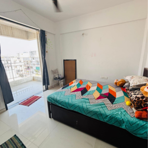 Bedroom in 2 BHK Builder Floor at Anand Nagar Chinchwad – for Rent