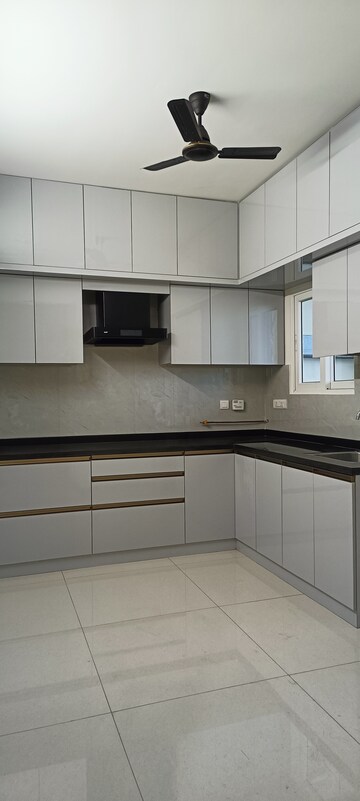 Kitchen in 3 BHK Apartment at Rajapushpa Provincia, Narsingi – for Rent