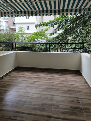 Balcony in 2 BHK Apartment at Siddharth Nagar Phase 1, Aundh – for Rent