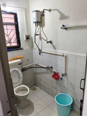 Bathroom in 1 BHK Apartment at Rahul Terrace, Koregaon Park – for Rent