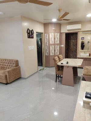 Living Room in 2 BHK Apartment at Gurukrupa Marina Enclave, Malad West – for Rent