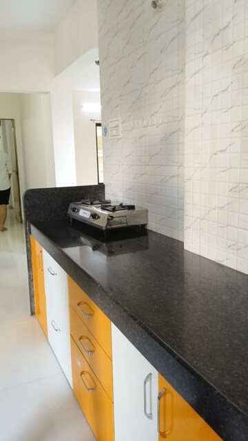 Kitchen in 2 BHK Apartment at Omkar Pearl Apartment, Veerabhadra Nagar – for Rent