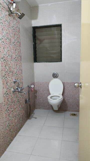 Bathroom in 2 BHK Apartment at Omkar Pearl Apartment, Veerabhadra Nagar – for Rent