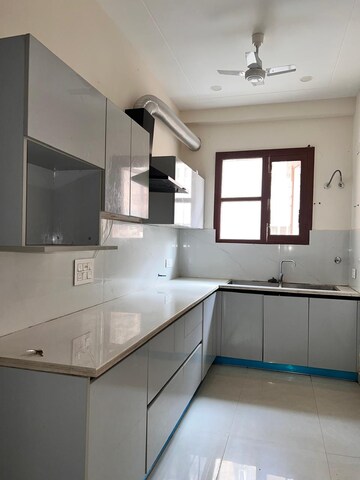 Kitchen in 3 BHK Builder Floor at Patiala Road – for Rent