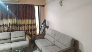 Living Room in 3 BHK Apartment at Riddhi Tower, Malad East – for Rent