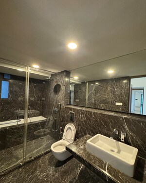 Attached Bathroom in 3 BHK Apartment at Malabar Hill – for Rent