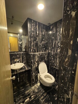 Attached Bathroom in 3 BHK Apartment at Malabar Hill – for Rent