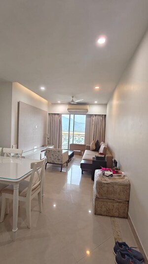 Living Room in 2 BHK Apartment at Raheja Acropolis, Deonar – for Rent