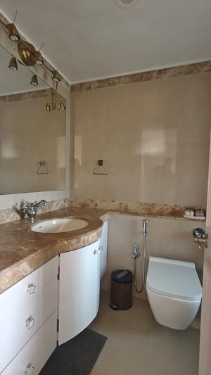 Bathroom in 2 BHK Apartment at Raheja Acropolis, Deonar – for Rent