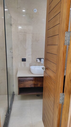 Bathroom in 4 BHK Builder Floor at Green Fields Colony – for Rent