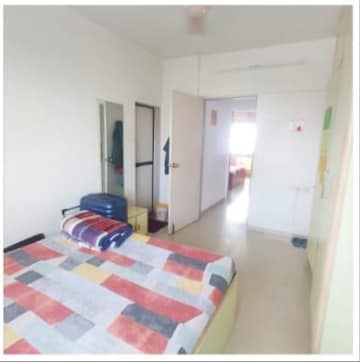 Living Room in 4 BHK Apartment at Versova Shubham Karoti CHS, Andheri West – for Sale