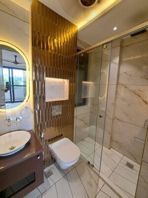 Bathroom in 3 BHK Apartment at Emaar The Palm Drive-The Premier Terraces, Sector 66 – for Sale