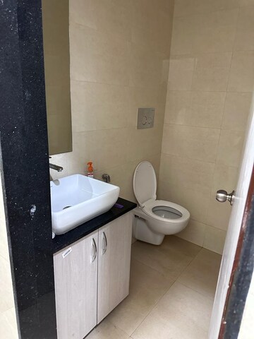 Bathroom in  Office Space at Akshar Business Park, Vashi Sector 19f – for Rent