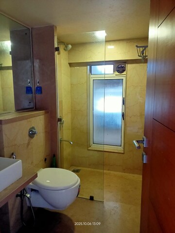 Bathroom in 3 BHK Apartment at Ekta Iris, Khar West – for Rent